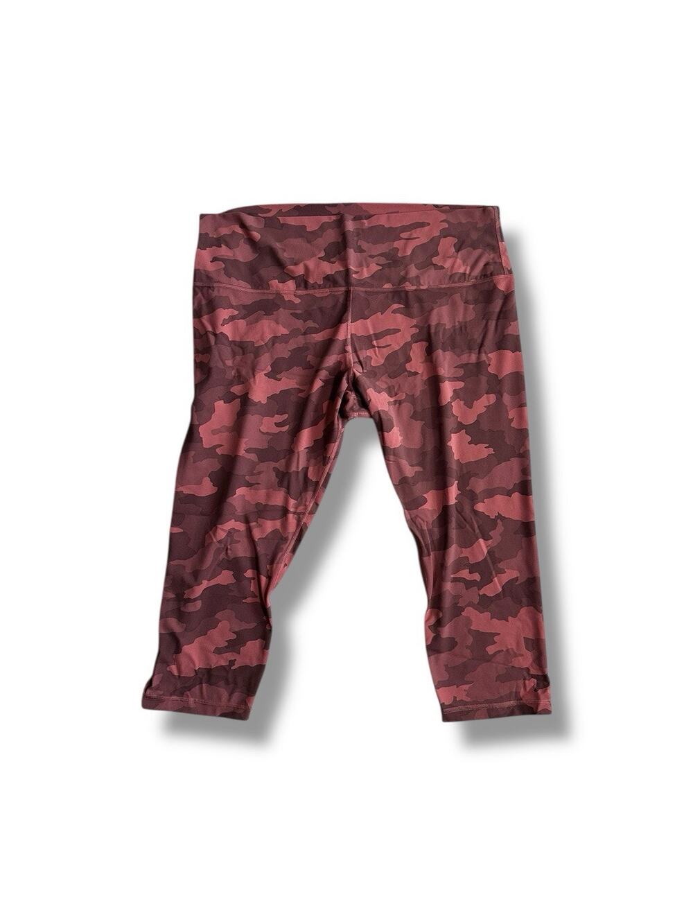 Lululemon Pink Camo Wunder Train High Rise Leggings Size 20